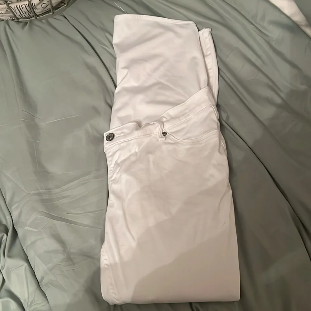 Abercrombie & Fitch White Women's Maternity Jeggings